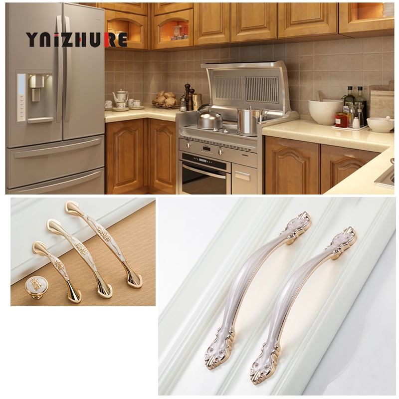 5pcs Beige Door Handles Diamond Drawer Pulls European Kitchen Cabinet Handles and Knobs Furniture Handles|Cabinet Pulls|   - AliExpress