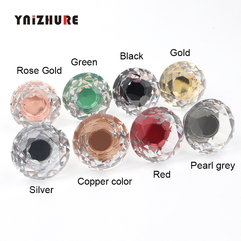 YNIZHURE Brand Luxury K9 crystal Glass Diamond Design Knobs Cupboard Drawer Pull Kitchen Cabinet Door Wardrobe Handles Hardware|Cabinet Pulls|   - AliExpress