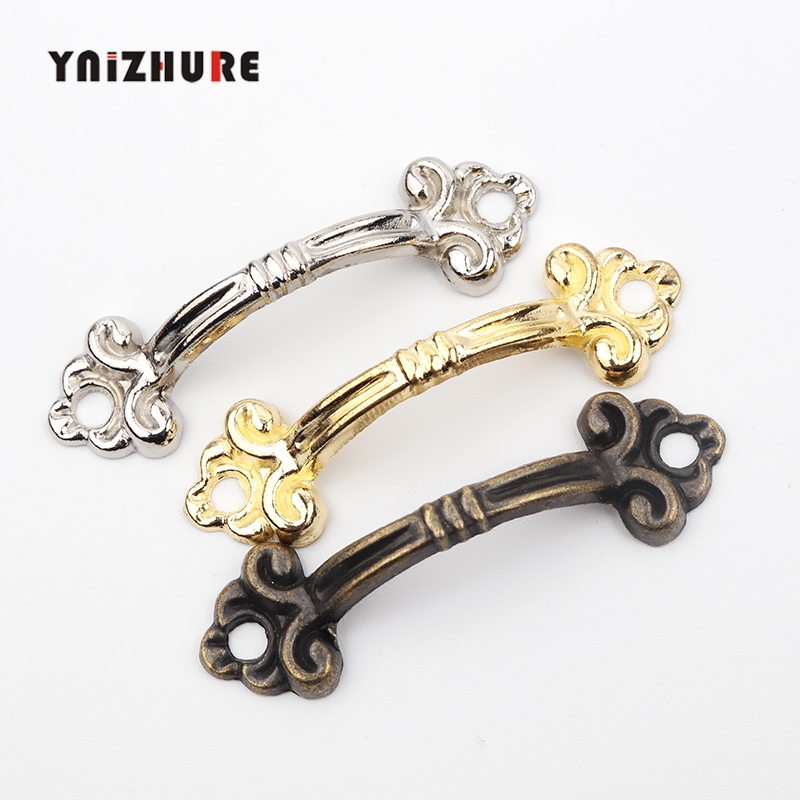 YNIZHURE Antique Bronze Handle Cabinet Pulls Handles Knobs Pendants Flowers Drawer Wooden Jewelry Box Furniture Hardware|Cabinet Pulls|   - AliExpress