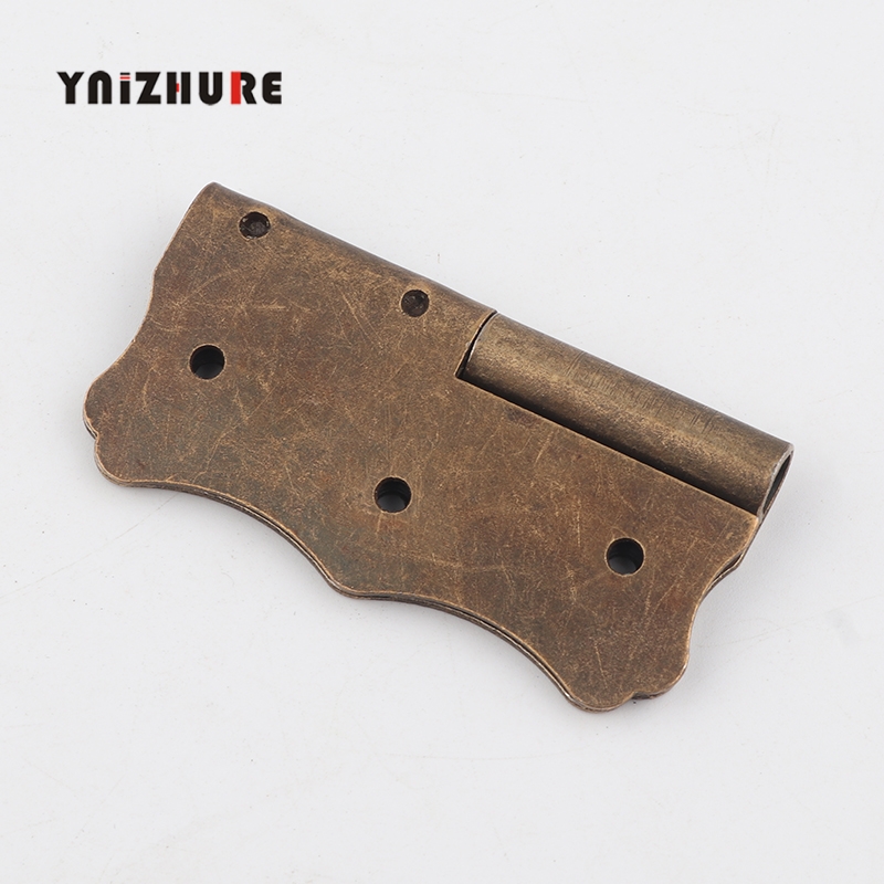 8Pcs 60*50mm Flower Cabinet Door Hinge Door Butt Hinges For DIY Box,6 Holes Bag Accessory Bronze Tone With Screws|Cabinet Hinges|   - AliExpress