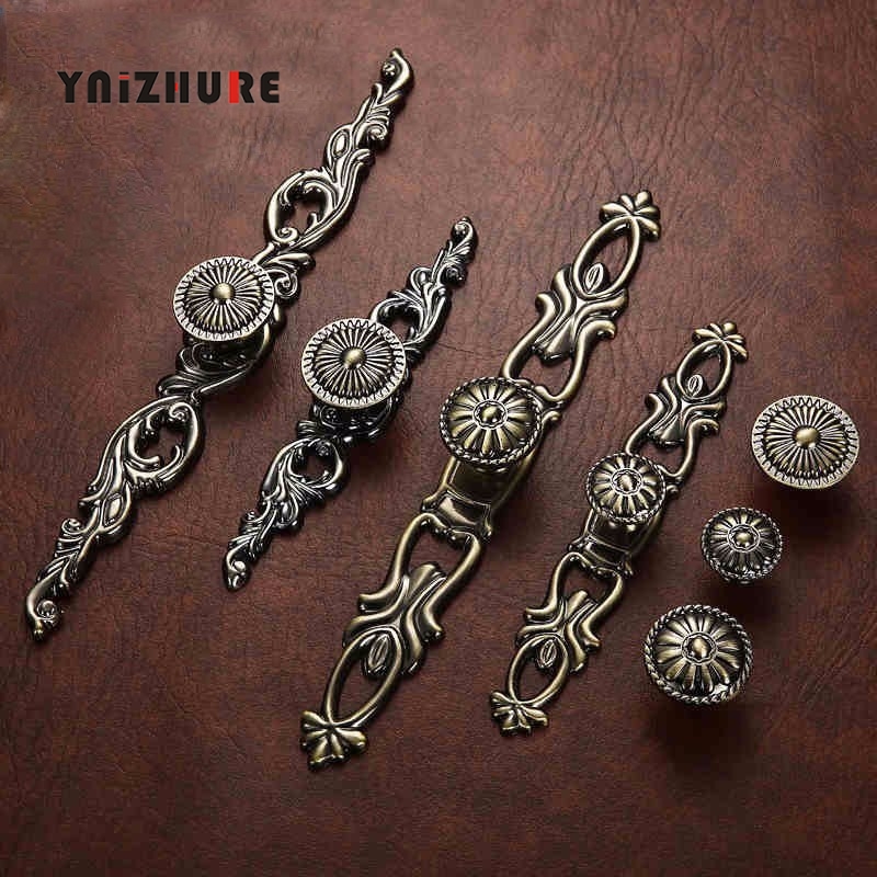 Vintage Door Handles Metal Antique Knobs and Handles for Kitchen Cabinets Pulls Cupboard Handles Closet Furniture Handle|Cabinet Pulls|   - AliExpress