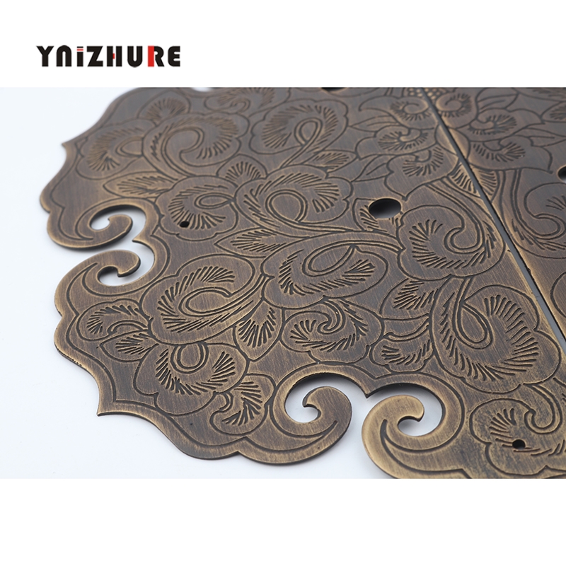 200mm Pure Copper Antique Chinese Furniture Handle Cabinet Door Pull Wardrobe Bookcase Double Open The Door Drawer Handle|Cabinet Pulls|   - AliExpress