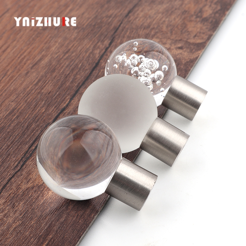 Hot Luxury K9 Crystal Ball Bubble Handles Shoebox Cabinet Handles Closet Door Drawer Knobs Wardrobe Pulls Pullers With Screws|Cabinet Pulls|   - AliExpress