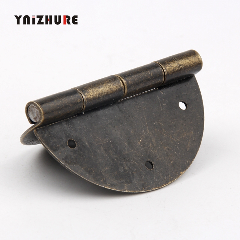 2PCS 60mm Antique furniture hinge round wooden box Door Butt Hinge Accessories Wood Box Hinges Fittings For Furniture|Cabinet Hinges|   - AliExpress