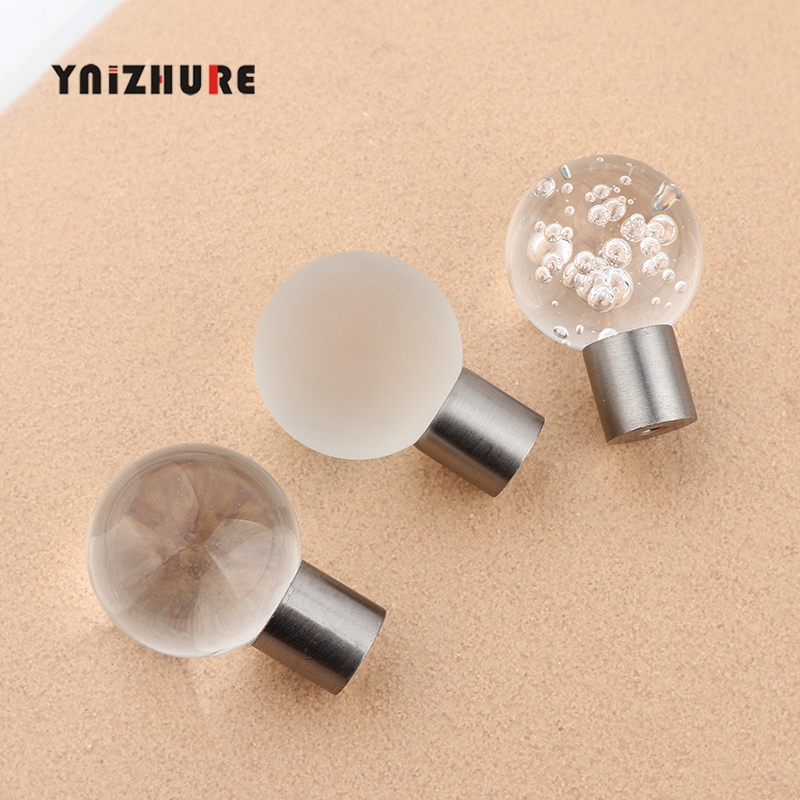 Hot Luxury K9 Crystal Ball Bubble Handles Shoebox Cabinet Handles Closet Door Drawer Knobs Wardrobe Pulls Pullers With Screws|Cabinet Pulls|   - AliExpress