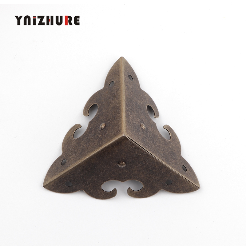 4Pcs  45mm Wooden Box Cloud Coner,Wine Box Protector,Embellishment Findings Triangle Corners Antique Bronze Tone Hollow Pattern|Corner Brackets|   - AliExpress