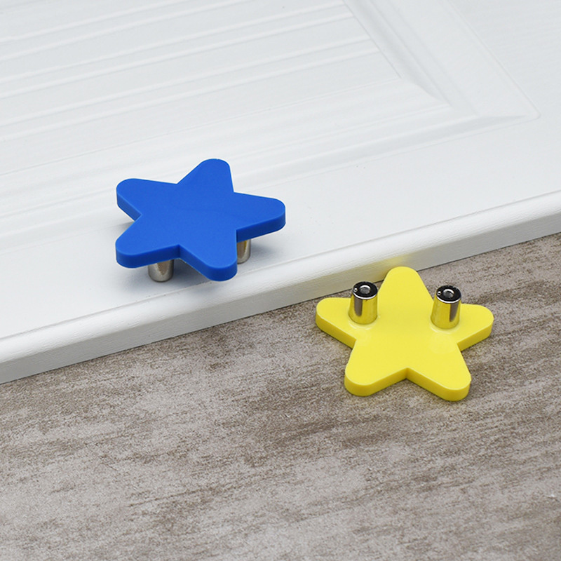 Children Room Furniture Handles Yellow Moon Cartoon Plastic Star Cloud Door Knobs Kids Drawer Pulls Cabinet Knobs and Handles|Cabinet Pulls|   - AliExpress