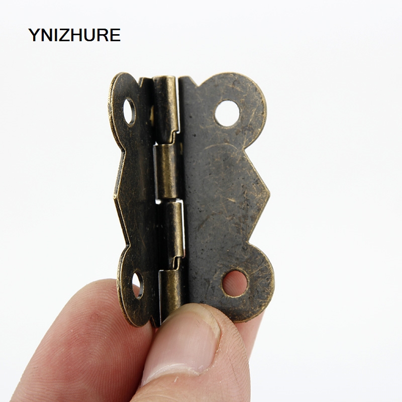 30pcs 33*40mm 50Pcs Bronze Tone Metal Hinge,Cabinet Door Hinge 4 Holes Butterfly Antique,Vintage Butterfly Hinge With Screws|Cabinet Hinges|   - AliExpress