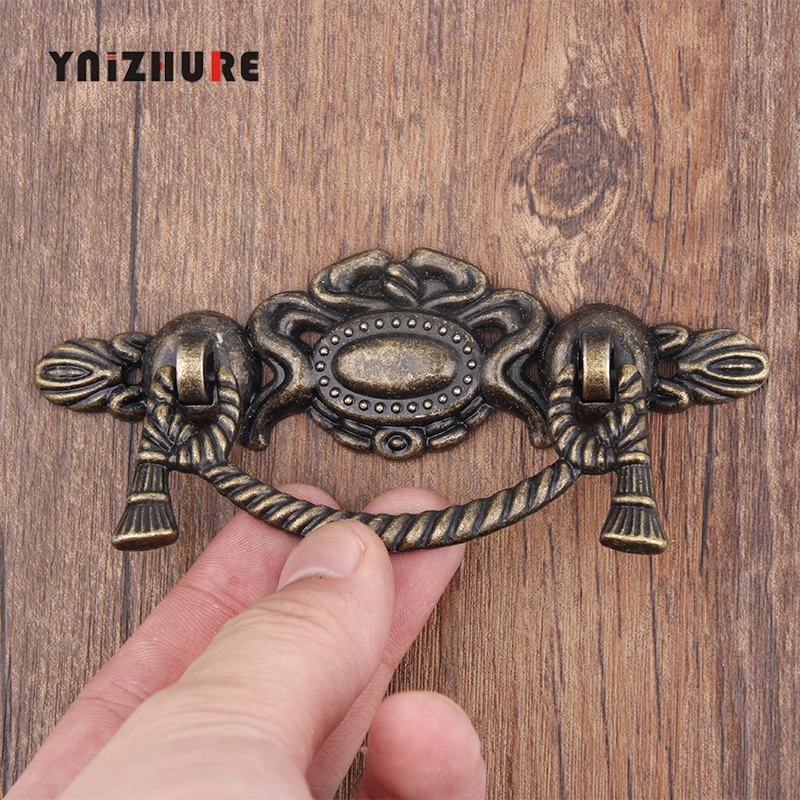 115*47mm 1PCS Retro Alloy Kitchen Drawer Cabinet Door Handle Furniture Knobs Hardware Cupboard Antique Pull Handles,Bronze Tone|Cabinet Pulls|   - AliExpress