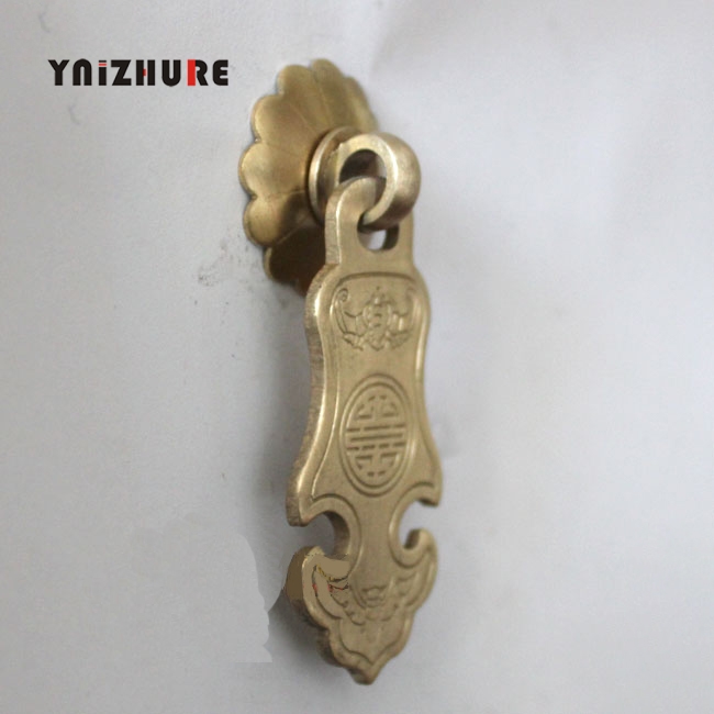 Handles the Ming and Qing Furniture  Chinese Antique Bronze Cabinet Door Handles Accessories Drawer Handle with Screw|Cabinet Pulls|   - AliExpress