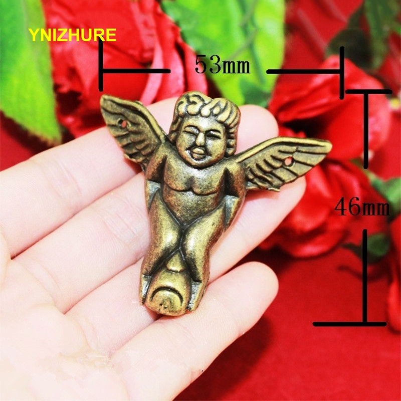 10PCS 53*46mm Zinc Alloy Angel Footing,Decoration Legs,Vintage Wooden Box,Cabinet Corner,Bronze Tone Color|box corners bronze|box cornerscorner box - AliExpress