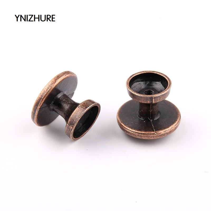 10pcs 25*21mm Antique Handle Single Hole Round Knob Zinc Alloy Kitchen Furniture Cabinet Door Cupboard Closet Drawer Pull|drawer pulls|antique handlecabinet door - AliExpress