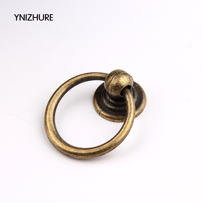 10PCS Vintage Bronze cabinet knob / zinc alloy drawer pull ring hardware for kitchen Cupboard closet door handles|bronze cabinet knobs|cabinet knobspull ring - AliExpress