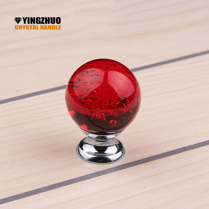 10pcs Colorful K9 Crystal Glass Bubble Ball Drawer Pulls Alloy Door Cabinet Wardrobe Pull Handle Knobs Drop|handle knob|pull handle knobdrop pull handles - AliExpress