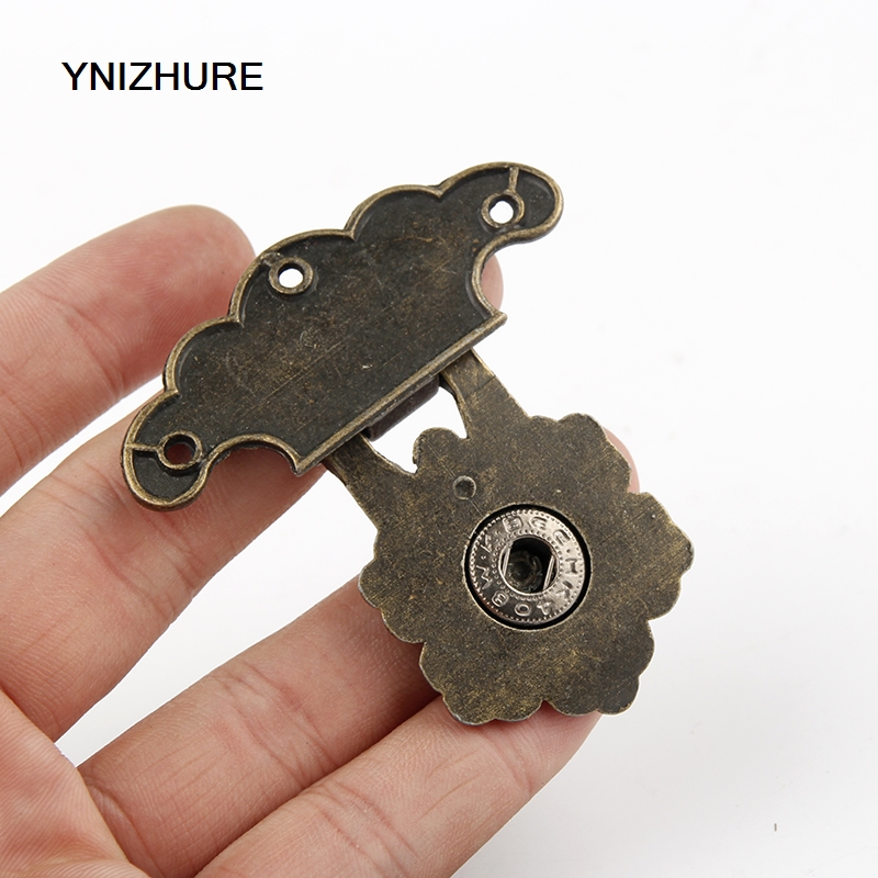 10PCS 63*78mm Antique Box Buckle lock Hasp Vase Shape carved antique Bronze Zinc Alloy Hardware Accessories Decorative Hardware|lock hasp|box bucklehasp lock - AliExpress