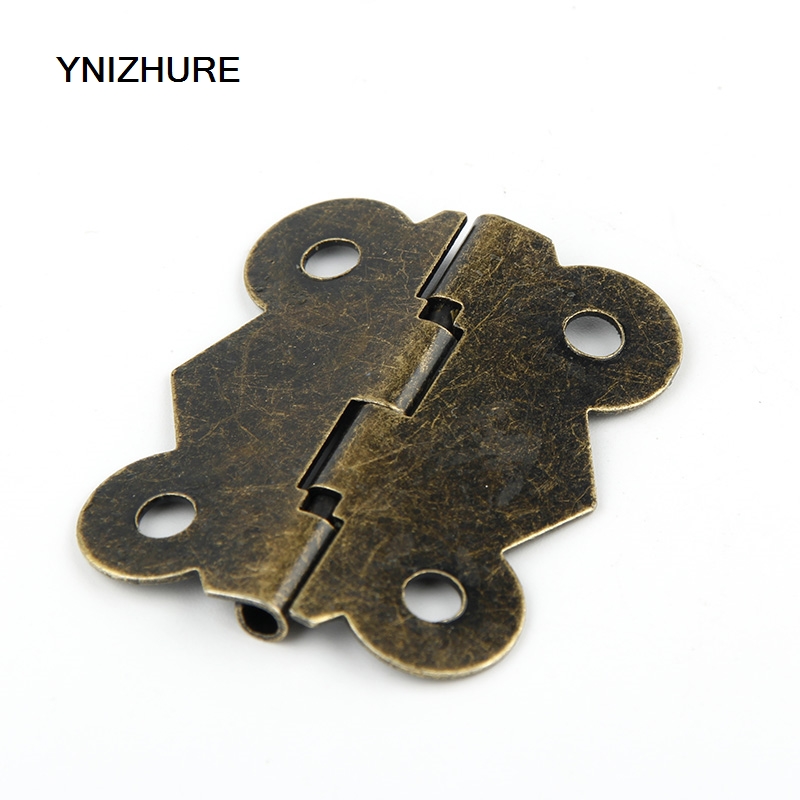 30pcs 33*40mm 50Pcs Bronze Tone Metal Hinge,Cabinet Door Hinge 4 Holes Butterfly Antique,Vintage Butterfly Hinge With Screws|Cabinet Hinges|   - AliExpress