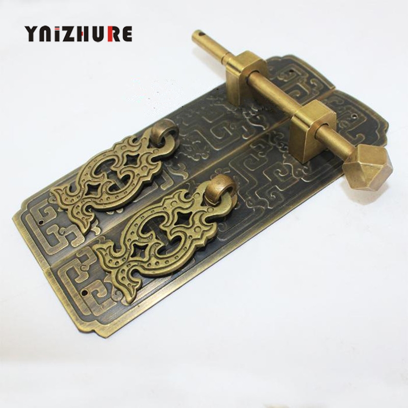 Antique Furniture OnThe Door Handle Brass  Rings Cabinet Door Decorative Accessories Carved Designs|Cabinet Pulls|   - AliExpress