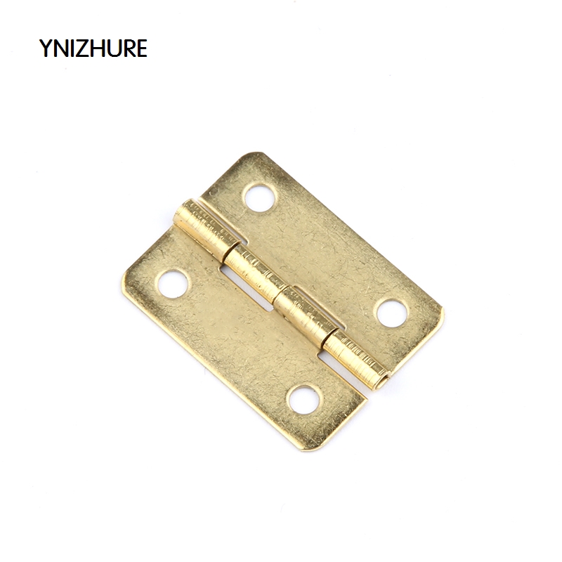 In Stock 200pcs 25*18mm furniture connectors 4 hole small wooden gift box hinge small Rounded corners wooden hinge|box hinges|wooden hingeshinge small - AliExpress