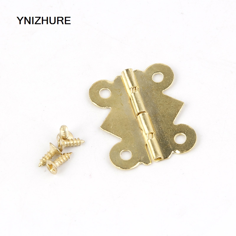 50pcs YNIZHURE 25mm x20mm 4 Holes Bronze Butterfly Jewelry Gift Wine Box Wood Dollhouse Door Hinge|hinge hinge|wooden box hingejewelry box hinges - AliExpress