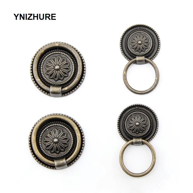 30mm Antique Bronze Zinc alloy Drawer Knob Loop Handle Pull Closet Dresser Pulls Drawer Dressing Box Jewelry Box Handles|jewelry box handles|box handledrawer knobs - AliExpress