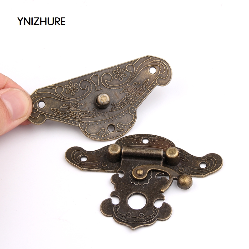 Latch Hardware Lock 20pcs 85*68mm Antique Wood Chest Alloy Hasp Buckle Large Wooden Wine Box Gift Accessories Ancient Clasp|hardware latches|wooden buckle claspchest clasp - AliExpress