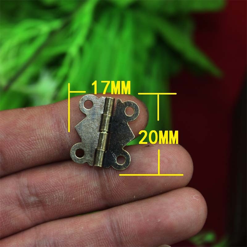 50pcs/lot 20mm X17mm  New Real Blum Charniere De Meuble  Cabinet Door Hinge 4 Holes Butterfly Bronze Tone  Free Shipping|charniere de meuble|cabinet door hingehinge hinge - AliExpress