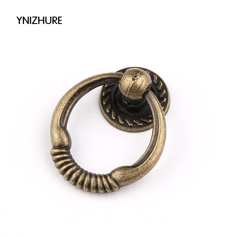 10pcs Knob Drawer Knobs Pulls Handles Rings Antique Bronze / Kitchen Cabinet Vintage Style Furniture Hardware Puxadores|drawer knobs|furniture hardwareknob pull handle - AliExpress