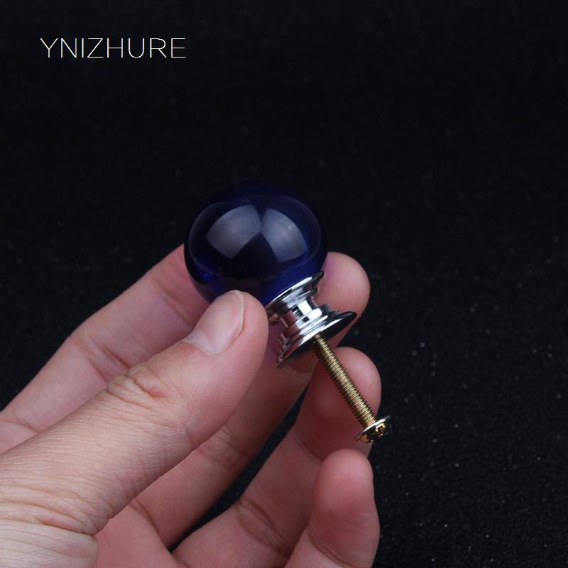 10pcs 30mm Deep Blue Smooth Crystal Glass Ball Handle Children Bedroom Decoration Furniture Drawer Cabinet Door Knob|door knob|cabinet door knobsknob 10pcs - AliExpress