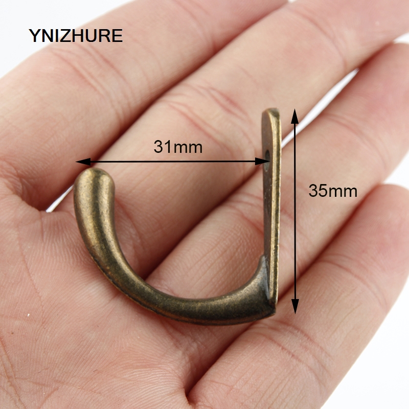 YNIZHURE 30PCS 31*35mm Wall Hook for Clothes Antique Zinc Alloy Door Vintage Coat Hat Bag Towel Decorative Single Hook for Cloth|hook for|hooks for clotheshook hooks - AliExpress