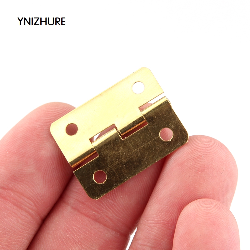 In Stock 200pcs 25*18mm furniture connectors 4 hole small wooden gift box hinge small Rounded corners wooden hinge|box hinges|wooden hingeshinge small - AliExpress