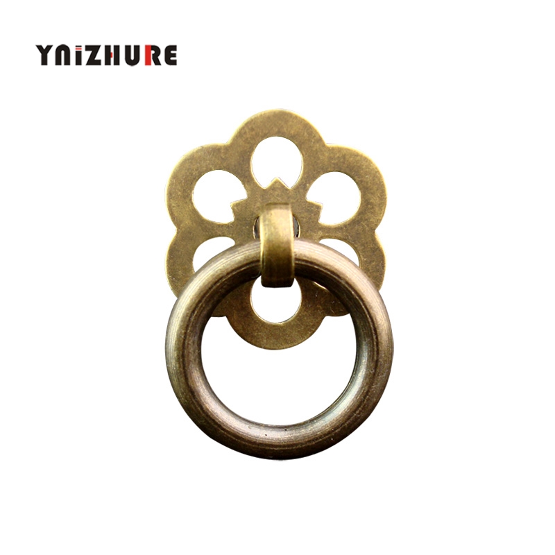 Classical Pull Ring Chinese Style Antique Furniture Pure Copper Cupboard Wooden Box Jewelry Boxes Door Drawer Copper Hand|Cabinet Pulls|   - AliExpress