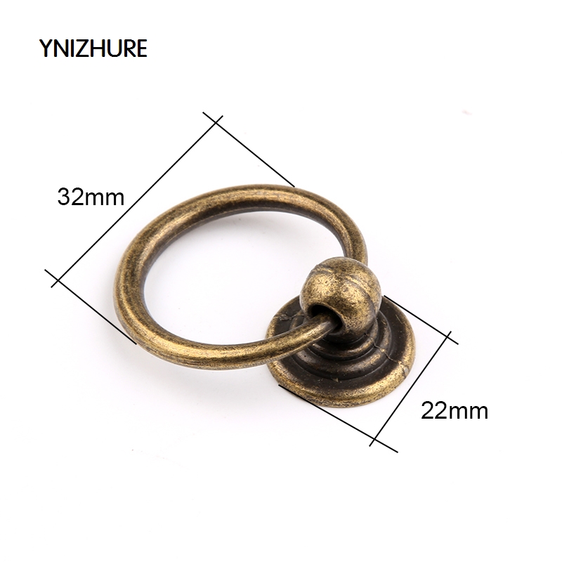 10PCS Vintage Bronze cabinet knob / zinc alloy drawer pull ring hardware for kitchen Cupboard closet door handles|bronze cabinet knobs|cabinet knobspull ring - AliExpress