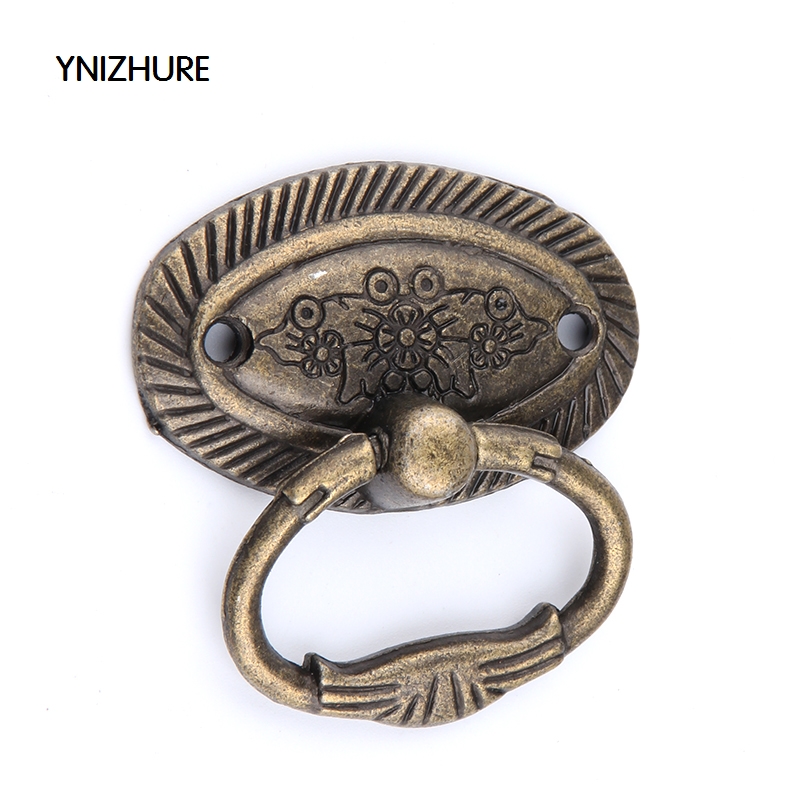 Puxadores 10pcs 47mm New Antique Brass Retro Furniture Cabinet Drawer Dresser Cupboard Knob Pull Ring Handle Diy Best Quality|ring handle|cupboard knobsdrawer dresser - AliExpress