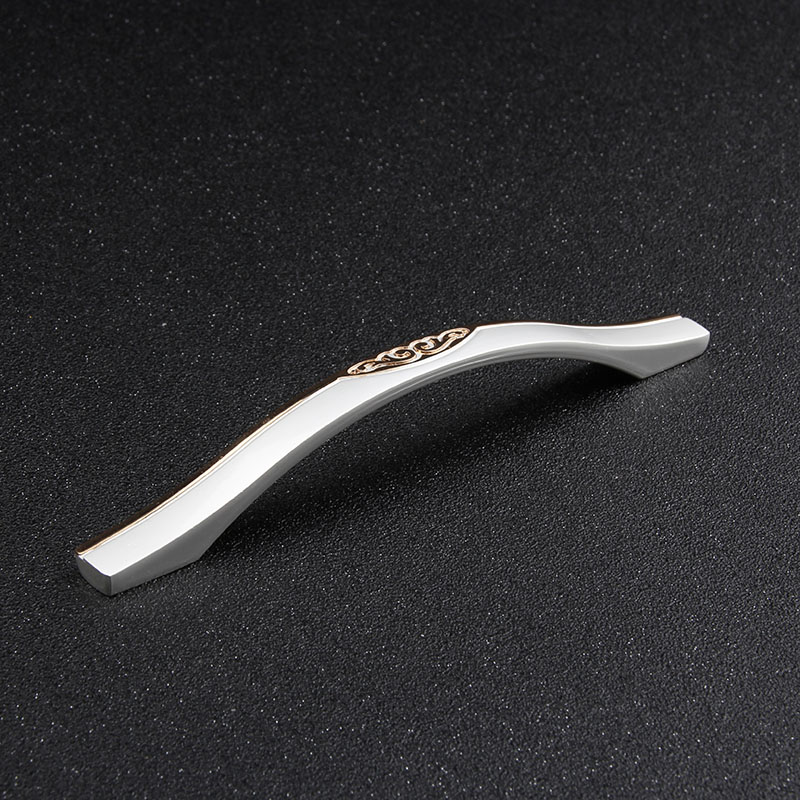 Puxador 96mm/128mm Pastoral Style Silver& Black Zinc Alloy Kitchen Furniture Cabinet Handle Bedroom Drawer Pulls Accessories|drawer pulls|cabinet handlesfurniture handle silver - AliExpress