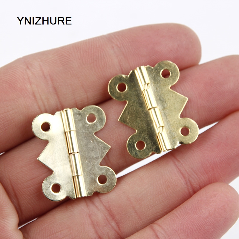 50pcs YNIZHURE 25mm x20mm 4 Holes Bronze Butterfly Jewelry Gift Wine Box Wood Dollhouse Door Hinge|hinge hinge|wooden box hingejewelry box hinges - AliExpress