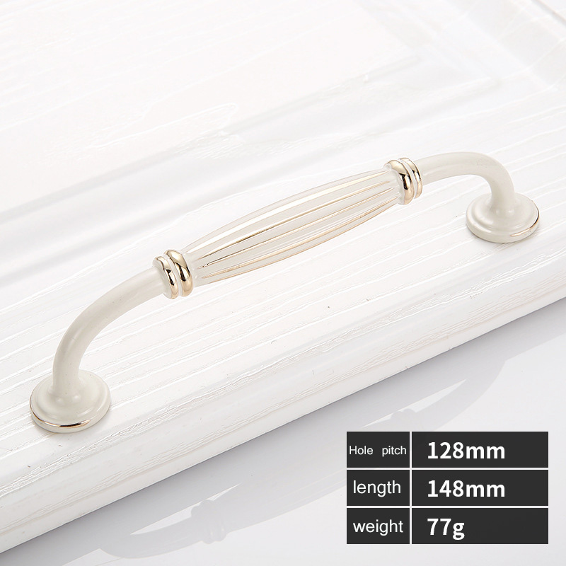 Cabinet Handle Pull Knobs Dresser Drawer Pulls Handles Ivory white style / Gold plated Knot Design Furniture Decorative Hardware|dresser drawer|pull knobcabinet handle pull - AliExpress