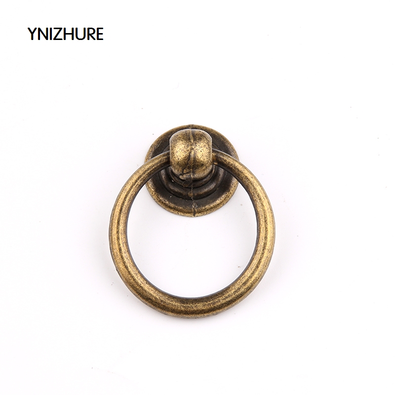 10PCS Vintage Bronze cabinet knob / zinc alloy drawer pull ring hardware for kitchen Cupboard closet door handles|bronze cabinet knobs|cabinet knobspull ring - AliExpress