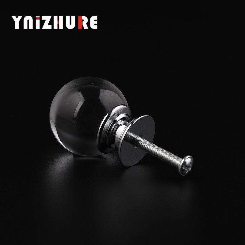 YNIZHURE 30mm Crystal smooth ball Shape Design Crystal Glass Cupboard Pulls Drawer Knobs|Cabinet Pulls|   - AliExpress