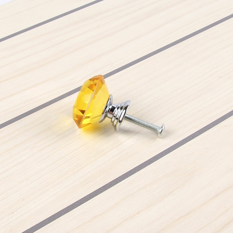 10PCS/Set Yellow Metal Crystal Door Handles Glass Diamond Pulls Knobs Wardrobe Kitchen Cabinet Cupboard Drawer Furniture Knob|knob wardrobe|pull knobfurniture knobs - AliExpress