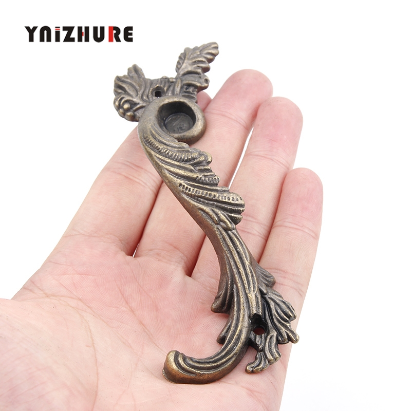 1PCS Leaves Striped Carved Handle,Full Solid Metal Kitchen Handle ,Cabinet Drawer Handle ,Door Knobs Handle Bronze Tone|Cabinet Pulls|   - AliExpress