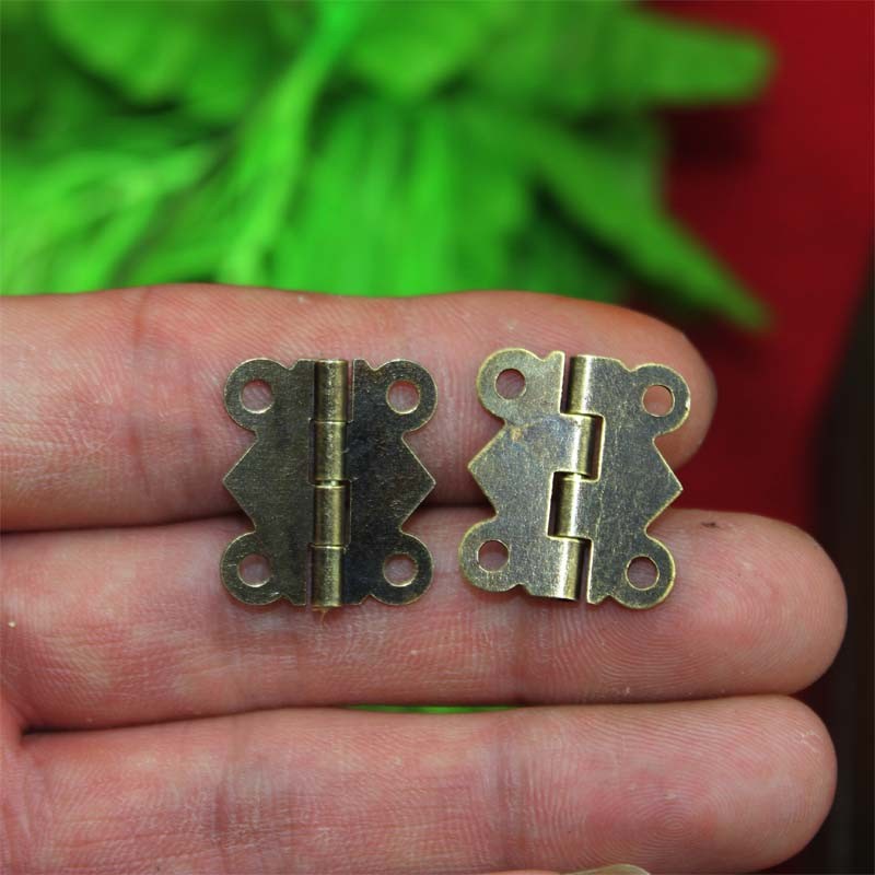 50pcs/lot 20mm X17mm  New Real Blum Charniere De Meuble  Cabinet Door Hinge 4 Holes Butterfly Bronze Tone  Free Shipping|charniere de meuble|cabinet door hingehinge hinge - AliExpress