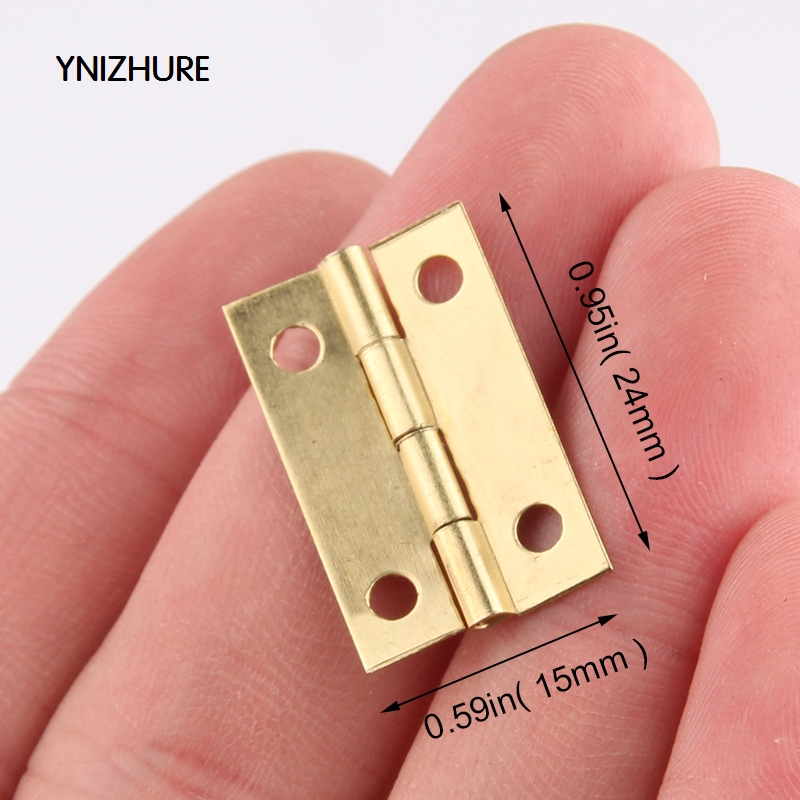 In Stock 200pcs 24*15mm furniture connectors 4 hole small wooden gift box hinge small wooden hinge|box hinges|wooden hingeshinge small - AliExpress