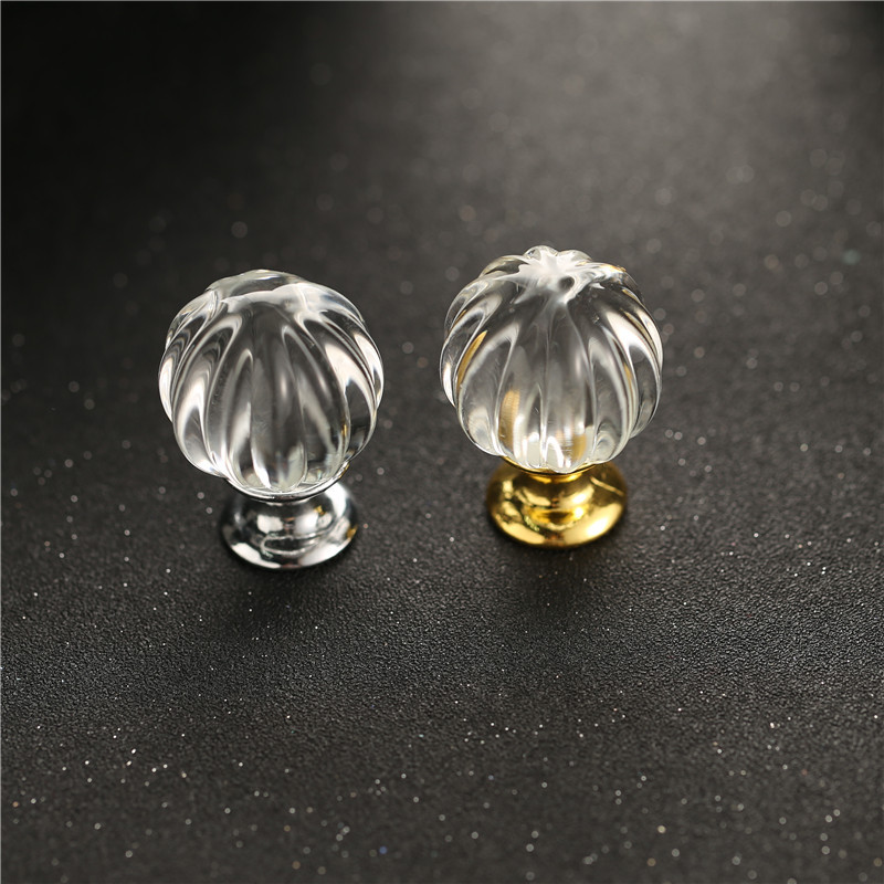 New 30mm 10PCS Furniture handle Pumpkin Crystal Ball Glass Alloy Door Drawer Cabinet Wardrobe Pull Handle Small Knobs With Screw|small knobs|furniture handlepull handle - AliExpress