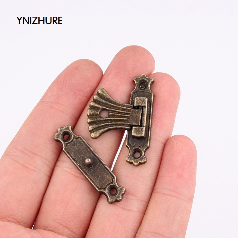 20pcs 37*24mm  Direct Selling Hot Sale Wood Box Daisy Box Buckle Alloy Clasp Classical Antique Wooden Hasp Lock Latches|lock latch|hasp lockbox buckle - AliExpress