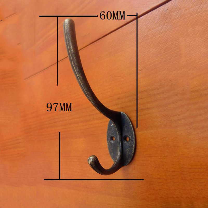 20pcs 97*60mm Antique alloy hook coat hooks cupboard bronze hook coat hook hardware|antique coat hooks hardware|hardware hooks  - AliExpress