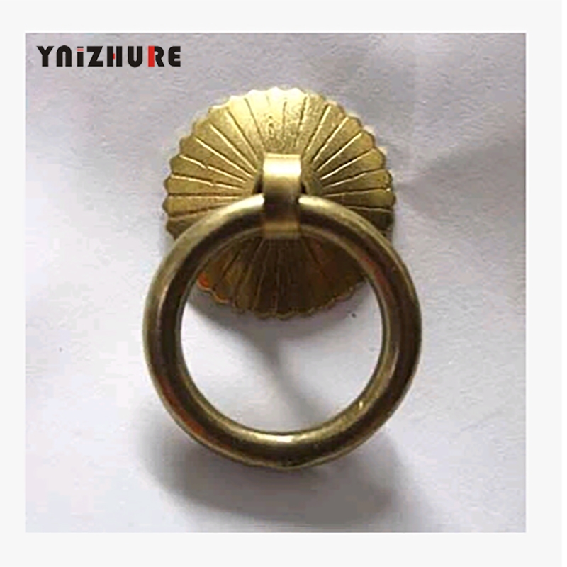 30mm Chinese Antique Furniture Medicine Cabinet Drawer Handle Copper Handles Classic Ring Diameter 3CM|Cabinet Pulls|   - AliExpress