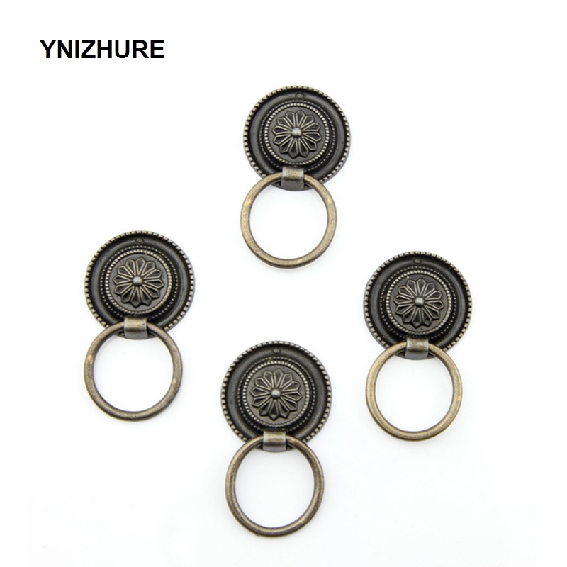 30mm Antique Bronze Zinc alloy Drawer Knob Loop Handle Pull Closet Dresser Pulls Drawer Dressing Box Jewelry Box Handles|jewelry box handles|box handledrawer knobs - AliExpress