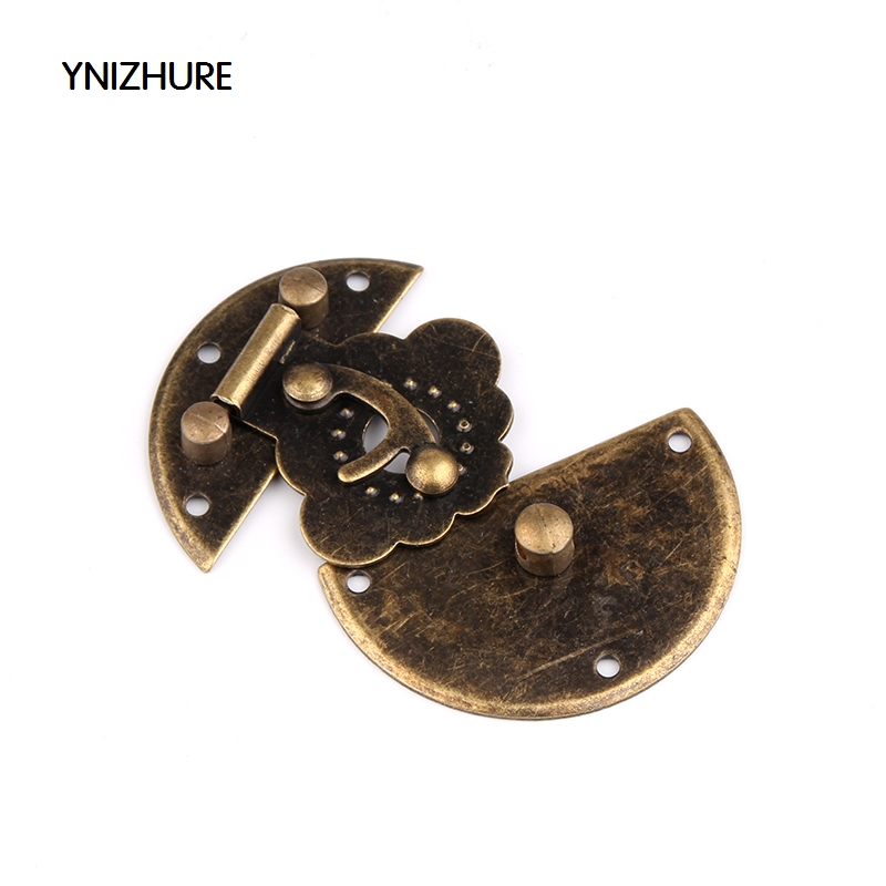 10Pcs 52mm Chinese Iron round retro wooden box accessories Hardware Set Antique Wooden Box Latch Hasp Pull Handle|latch hasp|box latchwooden box latches - AliExpress