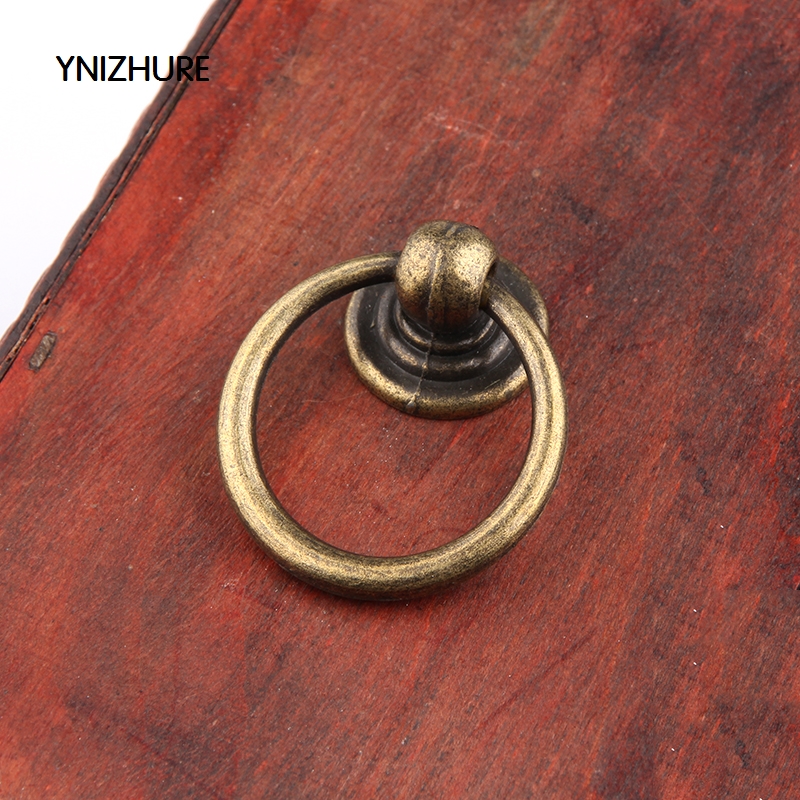 10PCS Vintage Bronze cabinet knob / zinc alloy drawer pull ring hardware for kitchen Cupboard closet door handles|bronze cabinet knobs|cabinet knobspull ring - AliExpress