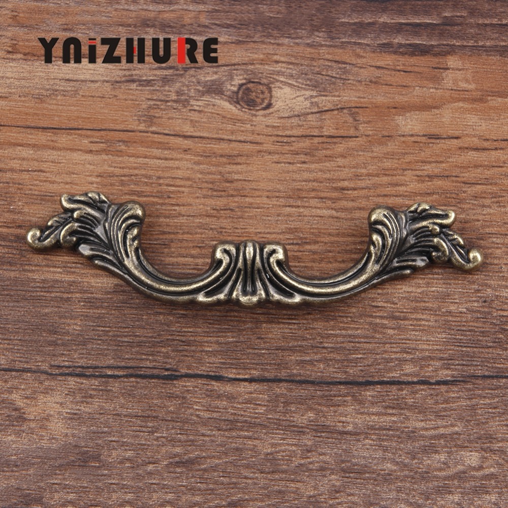 YNIZHURE 10PCS 115mm Leaves Striped Vintage Kitchen Cabinet Cupboard Dresser Door Drawer Ring Pull Handles Dresser Drawer Knobs|Cabinet Pulls|   - AliExpress